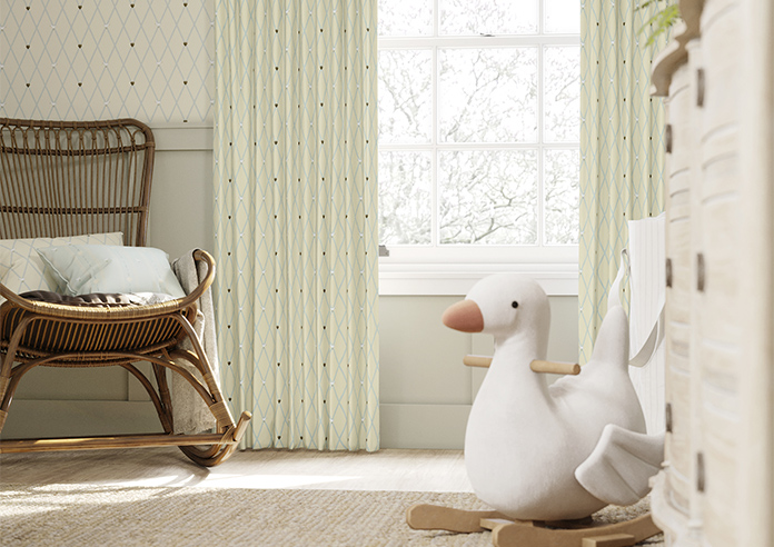 Puddle Down, Trellis Shell - Made to Measure Curtains - Image 5